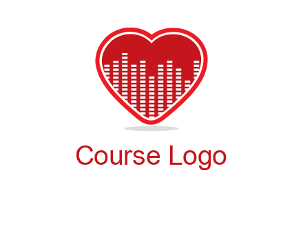 equalizer in heart logo