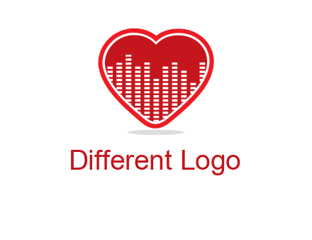 equalizer in heart logo
