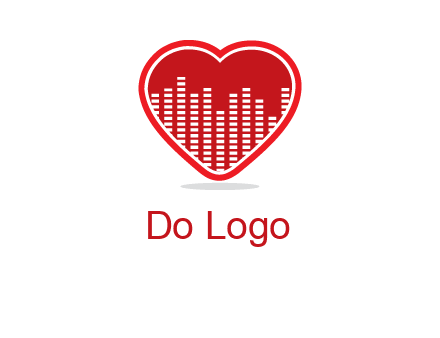 equalizer in heart logo