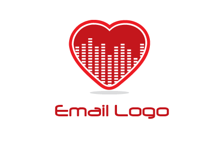 equalizer in heart logo