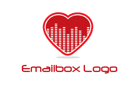 equalizer in heart logo