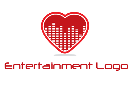 equalizer in heart logo