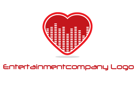 equalizer in heart logo