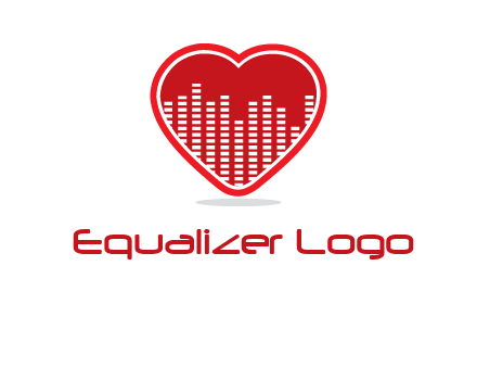 equalizer in heart logo