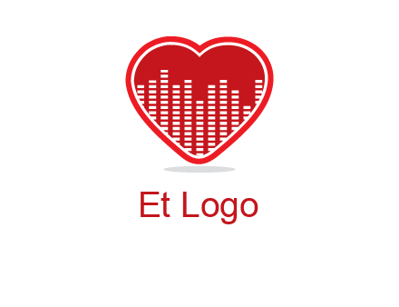 equalizer in heart logo