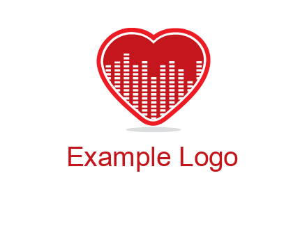 equalizer in heart logo