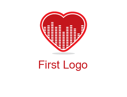 equalizer in heart logo
