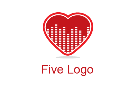 equalizer in heart logo