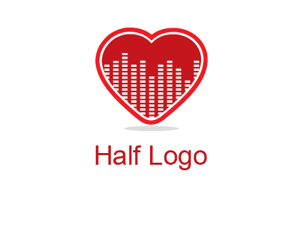 equalizer in heart logo