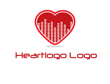 equalizer in heart logo