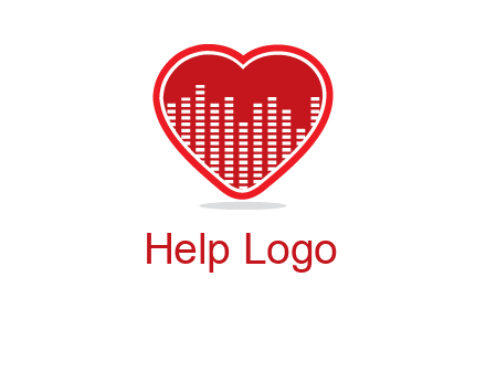 equalizer in heart logo