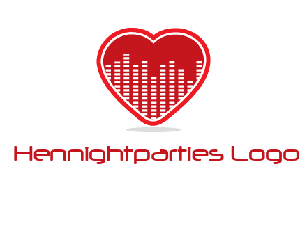 equalizer in heart logo