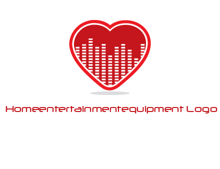 equalizer in heart logo