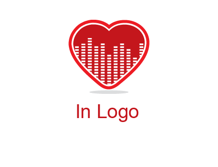 equalizer in heart logo