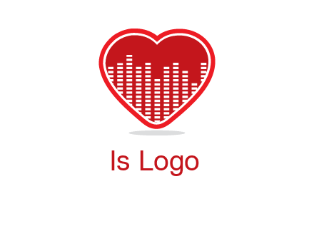 equalizer in heart logo
