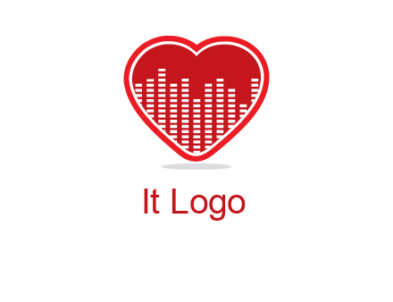 equalizer in heart logo
