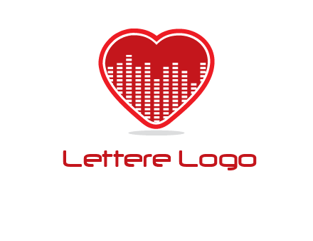 equalizer in heart logo
