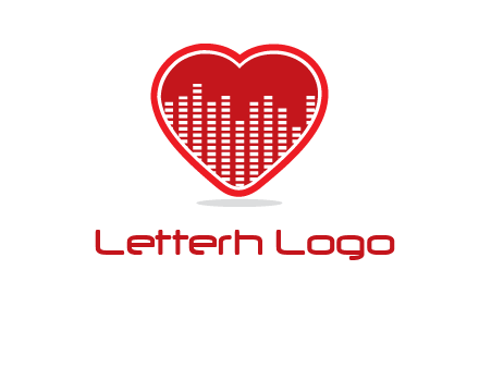 equalizer in heart logo
