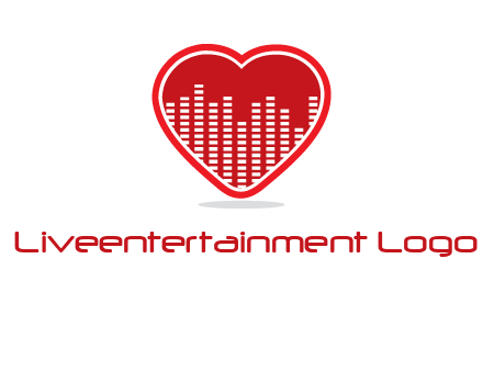 equalizer in heart logo
