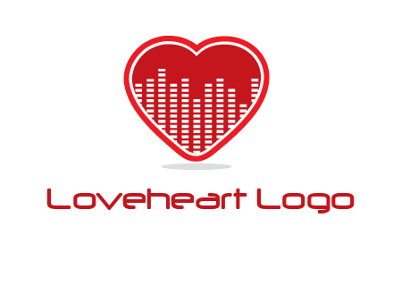 equalizer in heart logo