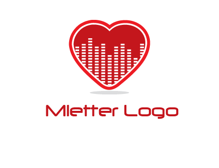 equalizer in heart logo