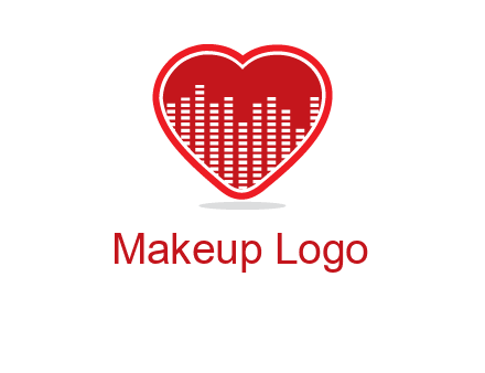 equalizer in heart logo