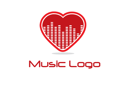 equalizer in heart logo