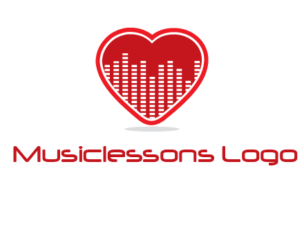 equalizer in heart logo