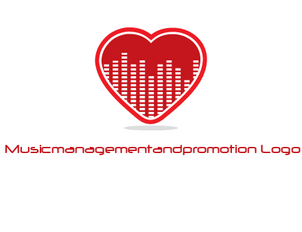 equalizer in heart logo