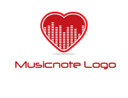 equalizer in heart logo