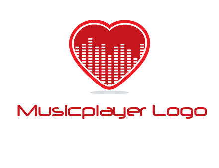 equalizer in heart logo