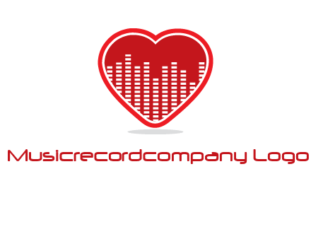 equalizer in heart logo