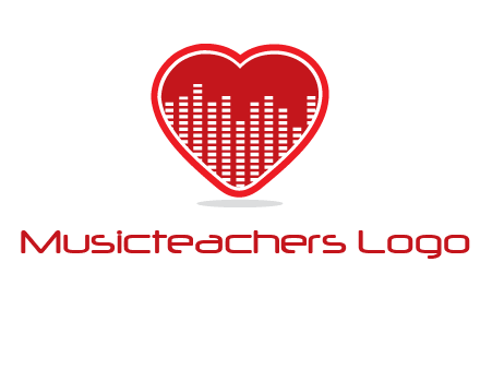 equalizer in heart logo