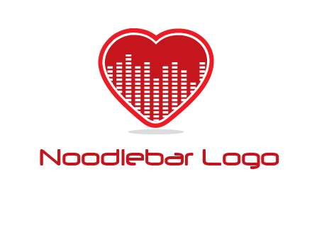 equalizer in heart logo