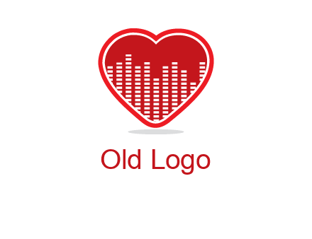 equalizer in heart logo