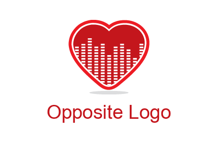 equalizer in heart logo