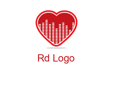 equalizer in heart logo