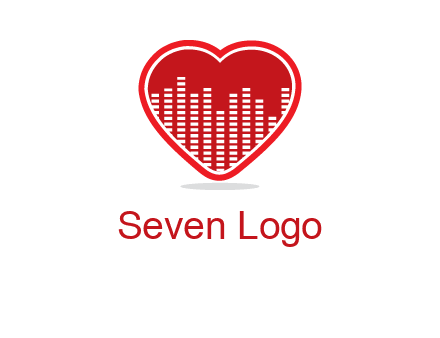 equalizer in heart logo