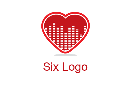 equalizer in heart logo