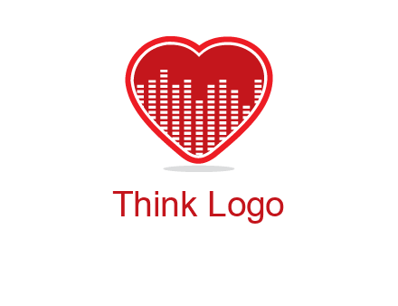 equalizer in heart logo