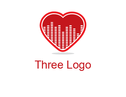 equalizer in heart logo