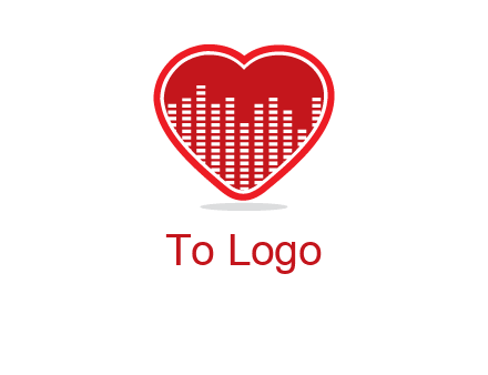 equalizer in heart logo