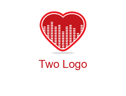 equalizer in heart logo