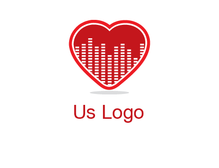 equalizer in heart logo