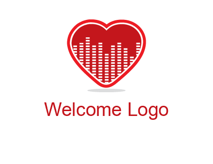 equalizer in heart logo