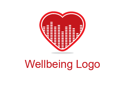 equalizer in heart logo