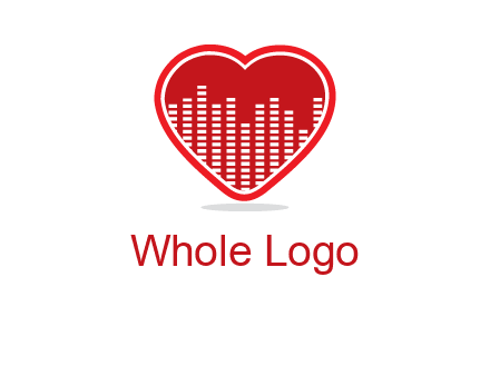 equalizer in heart logo