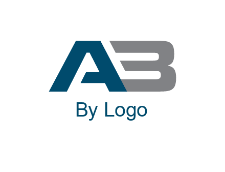 letter A and letter B as number 3