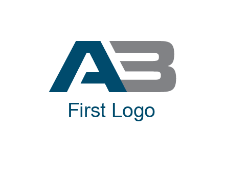 letter A and letter B as number 3