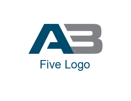 letter A and letter B as number 3